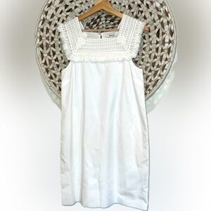 NWOT Maxwell White Summer Shift Dress